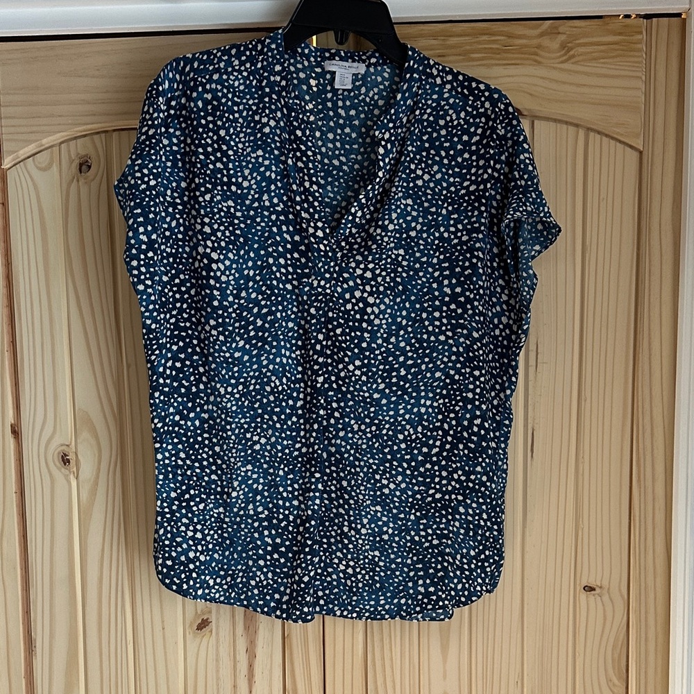 Carolina Belle Blue and White Blouse